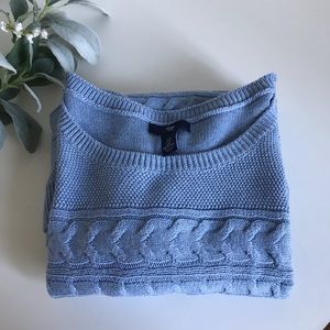 Gap Cable Knit Blue Sweater in Blue - Small
